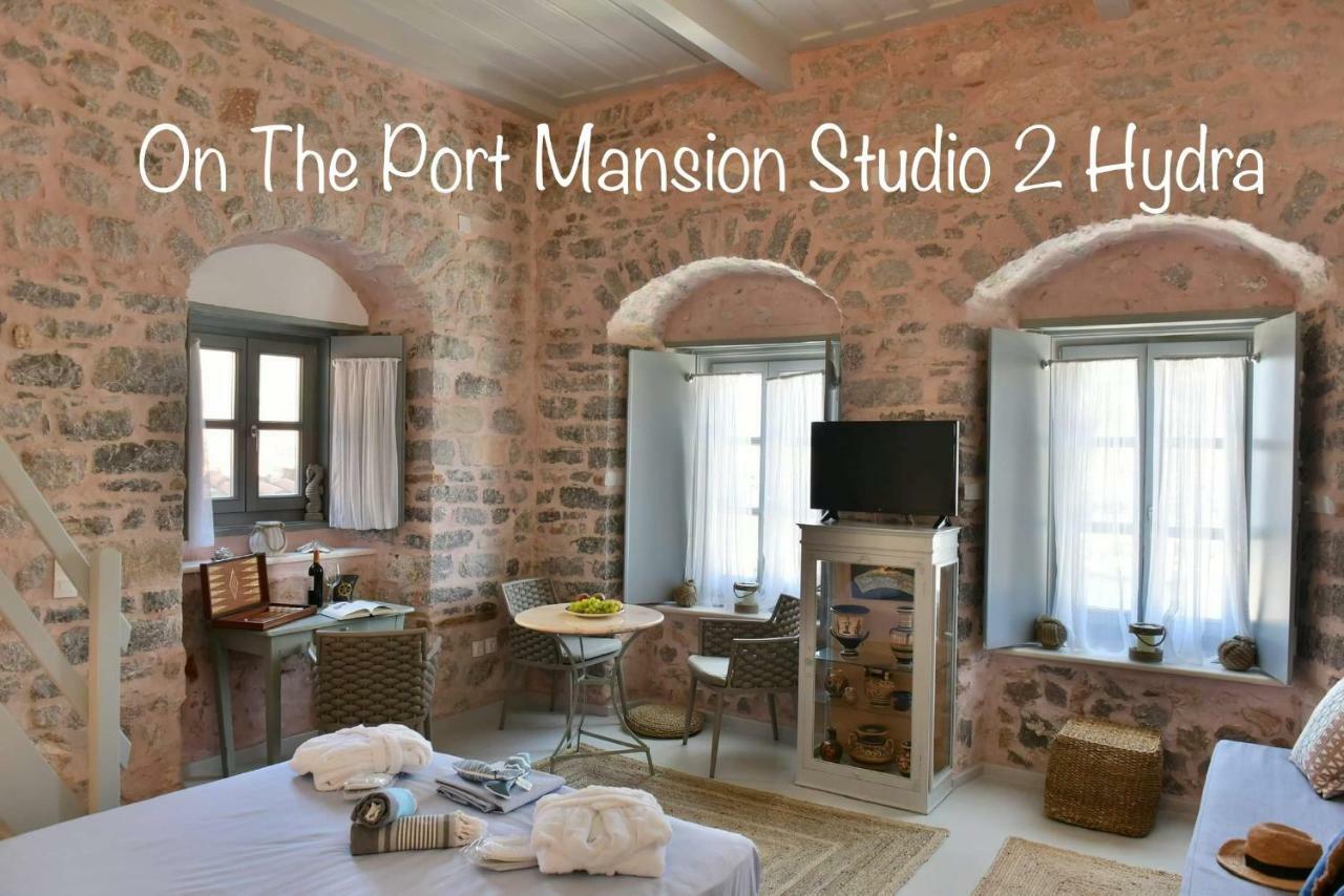 On The Port Mansion Studio 2 Hydra Exteriör bild