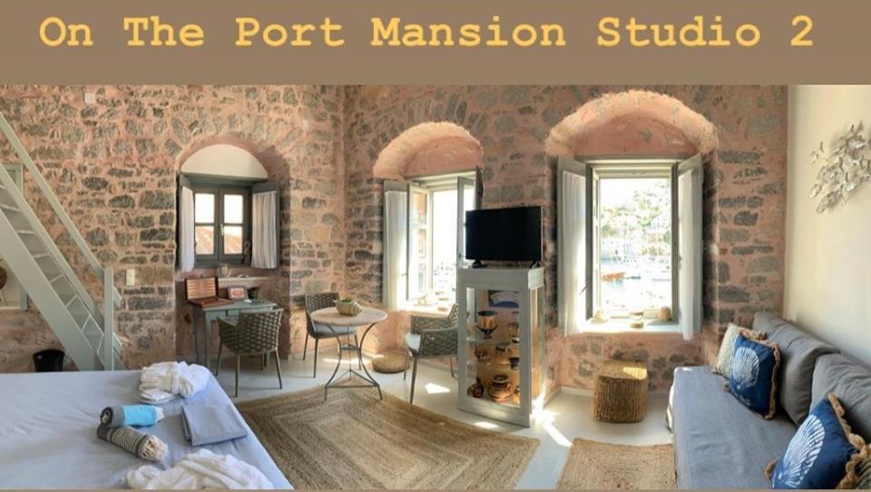 On The Port Mansion Studio 2 Hydra Exteriör bild